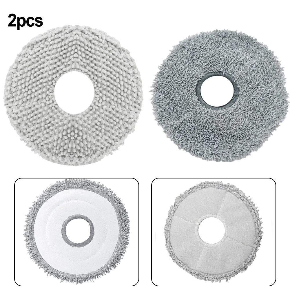 2 Pcs Microfiber Mop Cloth Pad Suitable For Dream Me W10s W10s Pro Sweeping Robot Vacuum Cleaner Dry And Wet Usage Mop Cloths