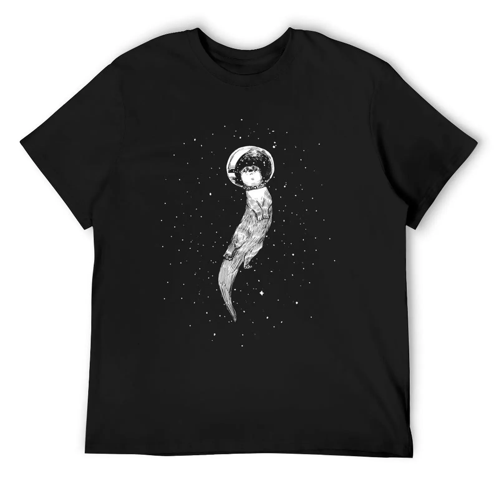 Drifting in Otter Space (best for color) Essential T-Shirt heavyweights Man t-shirt outfits for men