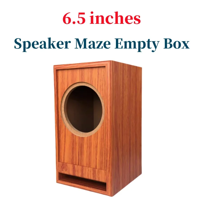 DIY Audio Modification,6.5-inch(146/168mm)Maze Speaker Empty Box, Car/Home Full Frequency Speaker Box, Speaker Wooden Housing