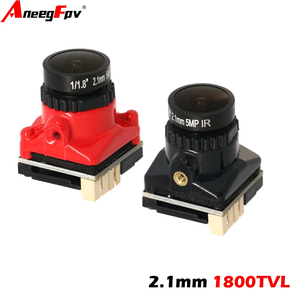 NEW Cmos 1/3 Inch 1800TVL Mini FPV Camera with 2.1mm Lens Power 5V-40V PAL/NTSC OSD Internal Adjustment for RC FPV Racing Drone