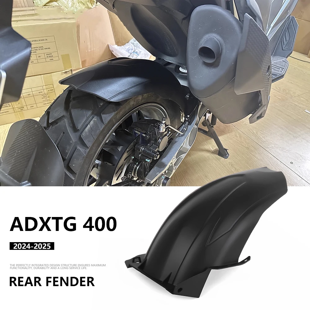

For SYM ADXTG 400 ADXTG400 2024 2025 Motorcycle Rear Wheel Extended Fender Splash Protector Rear Tire Extension Hugger Mudguard
