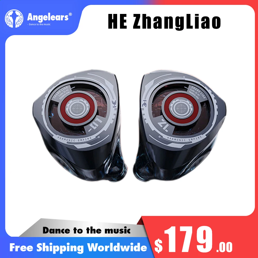 HARMONICEMPIRE HE ZhangLiao 1DD+ 2BA+1PD Hi-Fi In-Ear-Kopfhörer Kabelgebundene Ohrhörer mit Furukawa OFC-Kabel