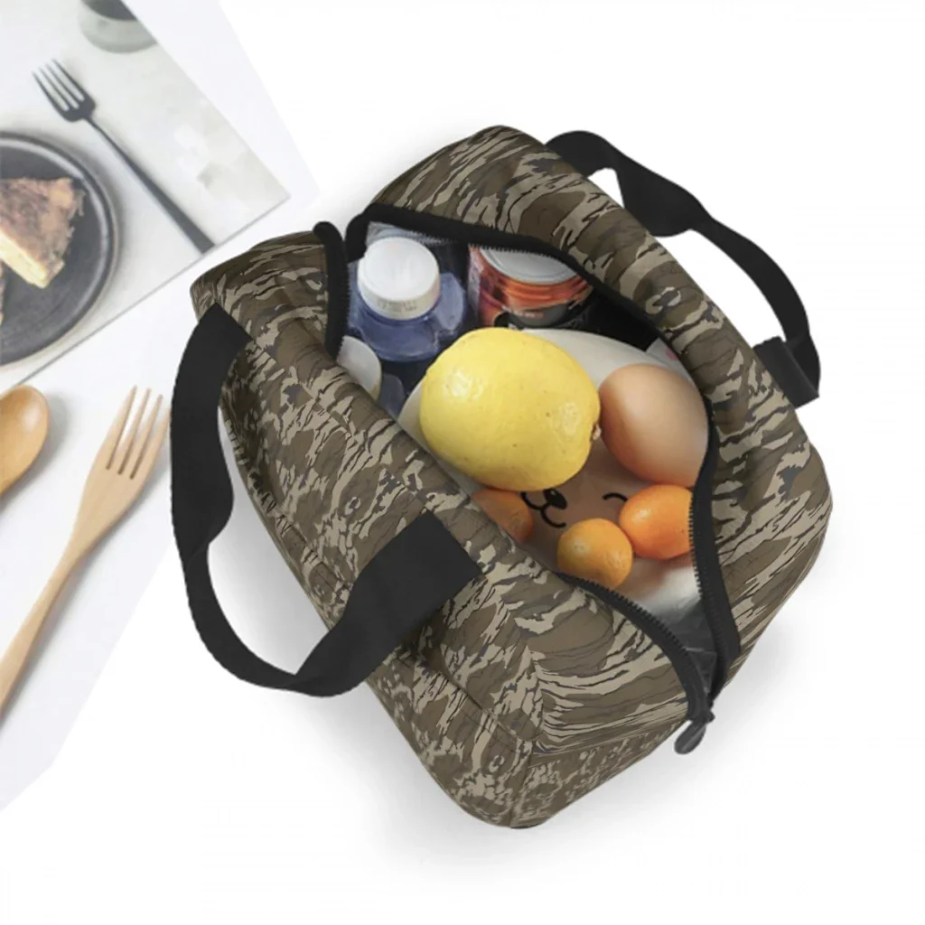 All Bottom Lands Camo Borsa per il pranzo per la scuola Picnic impermeabile Dispositivo di raffreddamento termico Scatola per il pranzo isolata