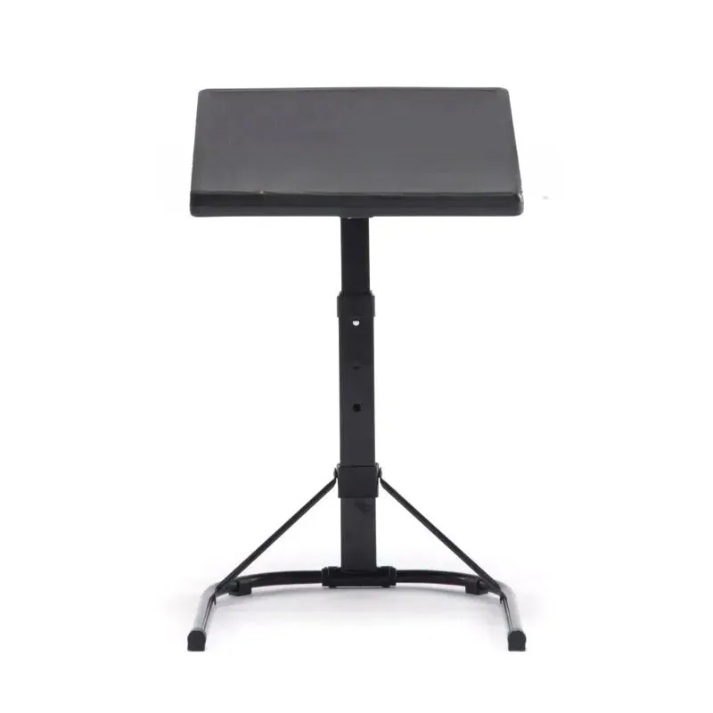 Folding Laptop Desk Adjustable Height Tilt Angle Portable Vertical Table Mobile Workstation Bed Sofa Side Rolling Computer Stand