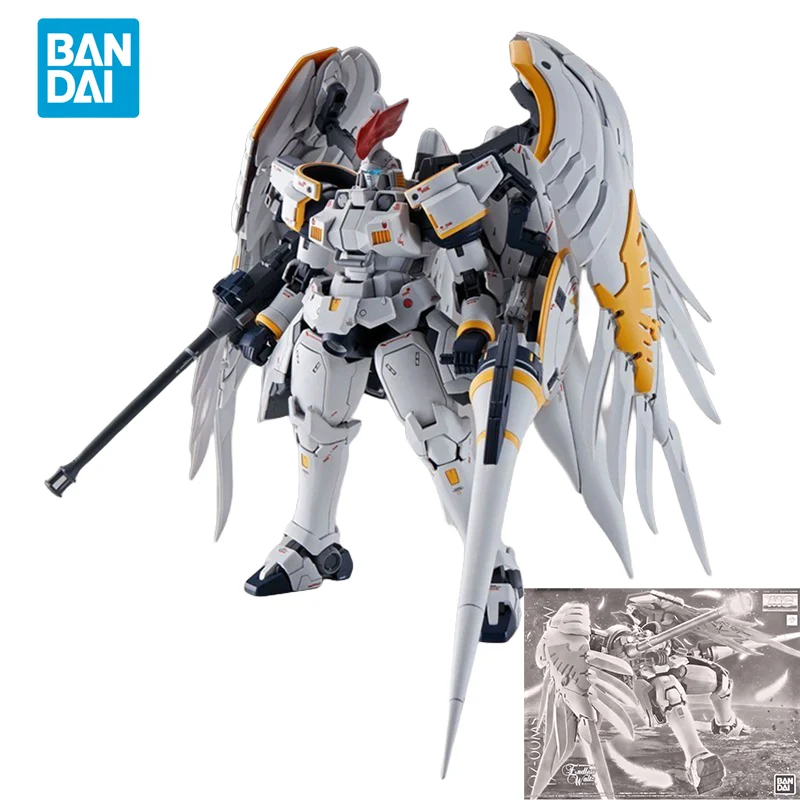 

Spot Direct Delivery Bandai Original Anime Collectible GUNDAM Model MG TALLGEESE FLUEGEL EW Action Figure PB Toys For Children