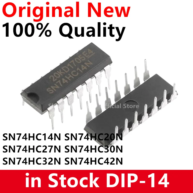 10PCS SN74HC14N DIP-14 DIP 74HC14N 74HC14 SN74HC20N SN74HC27N SN74HC30N SN74HC32N SN74HC42N 74HC20 74HC27 74HC32 74HC32N 74HC42