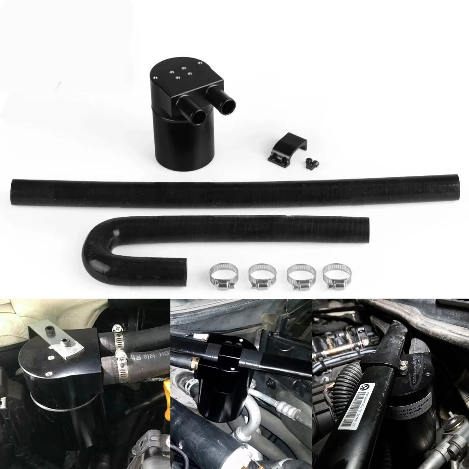 

Oil Catch Can Reservoir Tank + Fuel Pipe for BMW N54 335i 135i E90 E92 E82 06-10