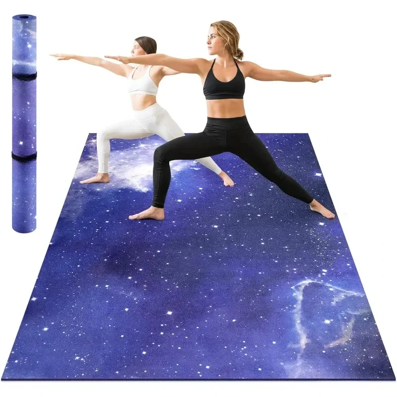 

Thick Yoga Mats Large Exercise Mat Extra Wide and Long Non Slip Workout Mat for Home Gym Floor Pilates Fitness