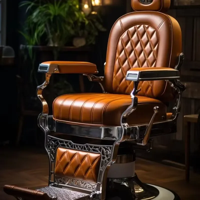 Vintage Classic Hydraulic Armrest Extra Large Beauty Salon Furniture Hair Salon Barber Chair Styling Fashion