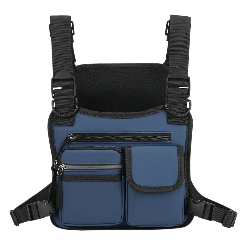 Jacket Bag Outdoor Sports Chest Bag Handbags Men Crossbody Bag Sling Bags Men Multifunctional Vest Backpack Running Exercise
