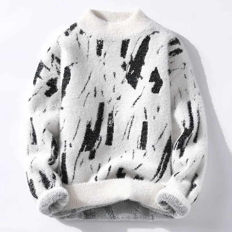 Brand Clothing High Quality Fashion Sweaters/Male Loose Casual Knitted Pullover/Man Casual Round Neck Sweaters M-3XL