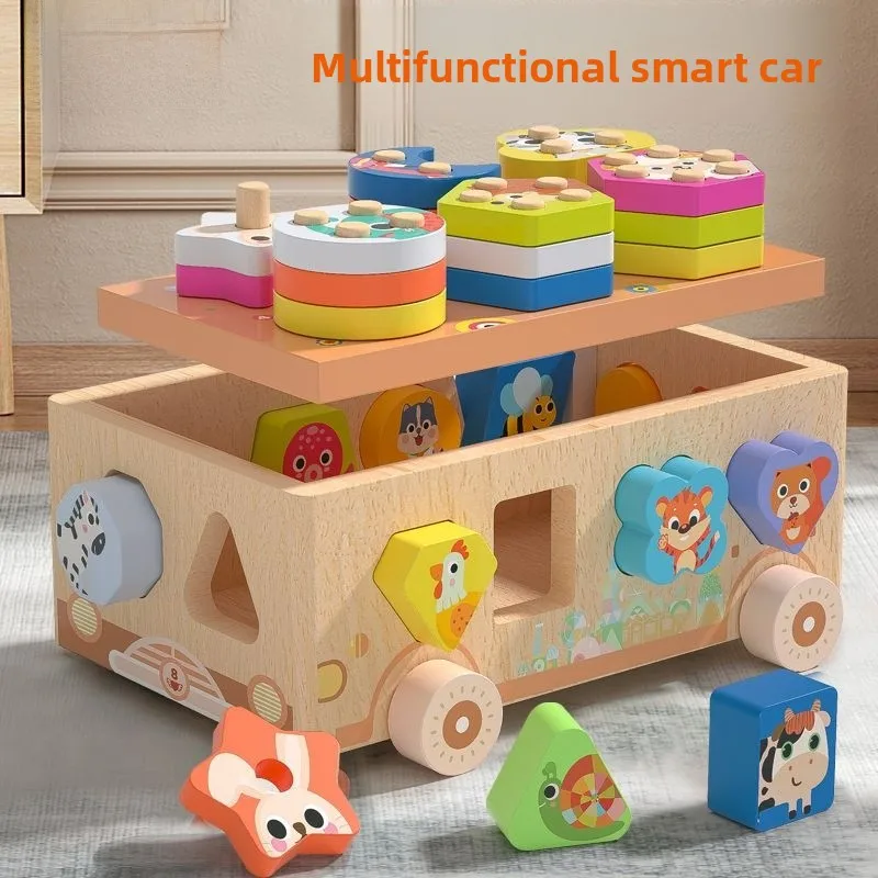 

Детские игрушки Early Eon Building Blos nt Cars, подходящие для мальчиков и девочек от 6 месяцев до 2 лет