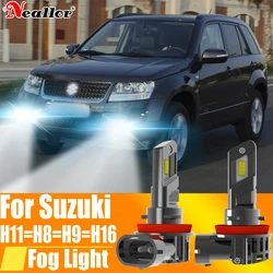 2pcs H11 H8 Led Fog Lights Headlight Canbus H16 H9 Car Bulb 6000K Driving Running Lamp 12v 55w For Suzuki Grand Vitara Swift SX4