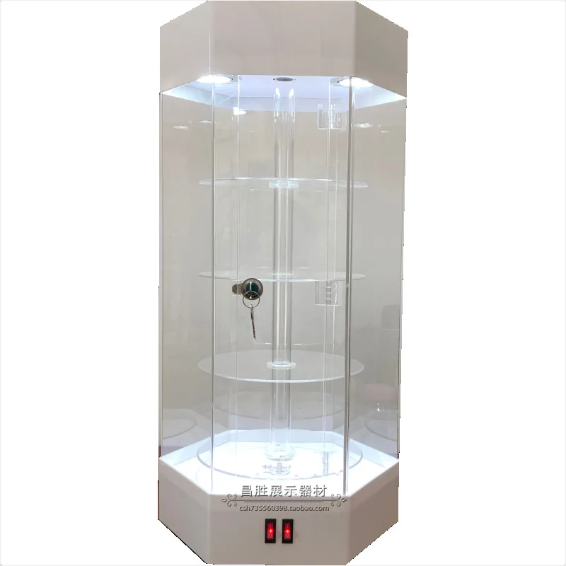 

Products Rotary Display Cabinet Cosmetics Jewelry Watch Sample Display Stand Earrings Ornament Display Counter Acrylic