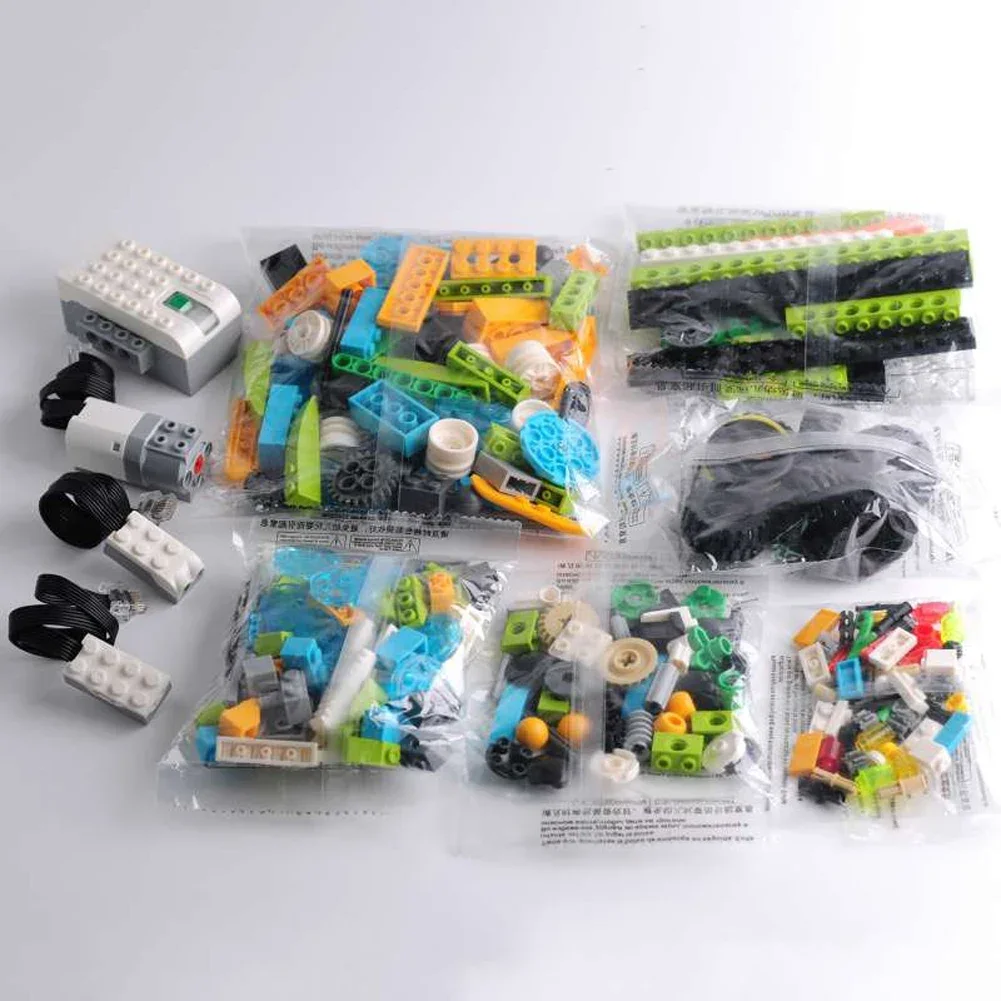 Kit di mattoni elettronici per Robot di programmazione fai-da-te compatibile con legoeds WE-DO 2.0 45300 Building Blocks giocattolo per regali educativi ad alta tecnologia