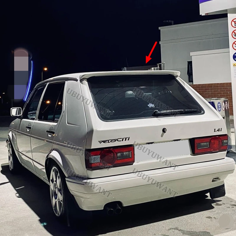 Für Volkswagen Golf 1 Golf 1 Mk1 Rabbit Citi Standard 74-83 Custom Parts Lip Spoiler HighKick Heckflügel Body Kits Factory Outlet