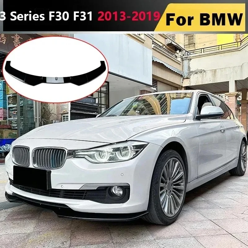 

Front Bumper Lip Spoiler 2013-2019 for BMW 3 Series F30 F31 F35 318 320 328 335 Canard Lip Front Shovel Chin Body Kit Protector