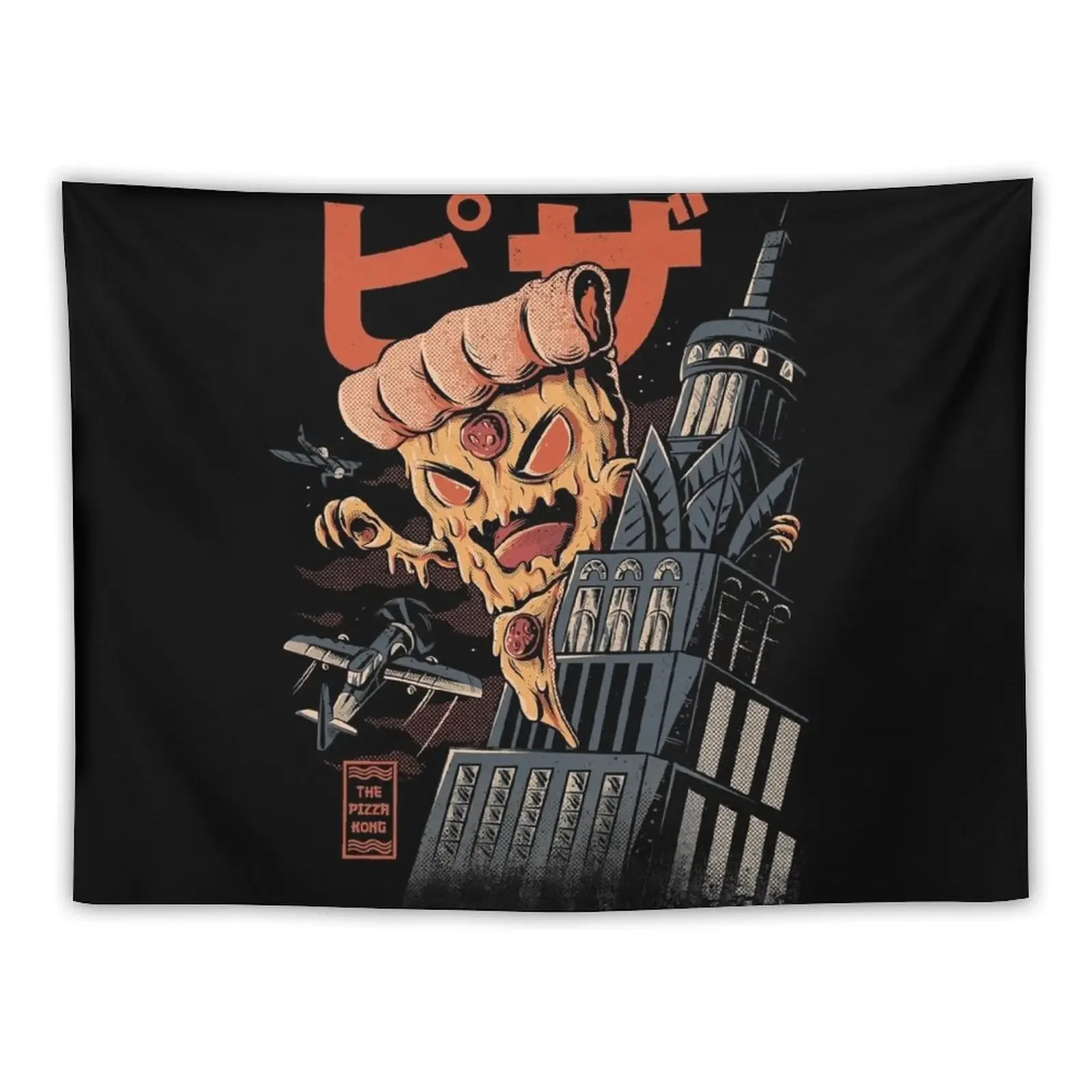 

Pizza Kong Tapestry Decoration For Bedroom Funny Tapestry