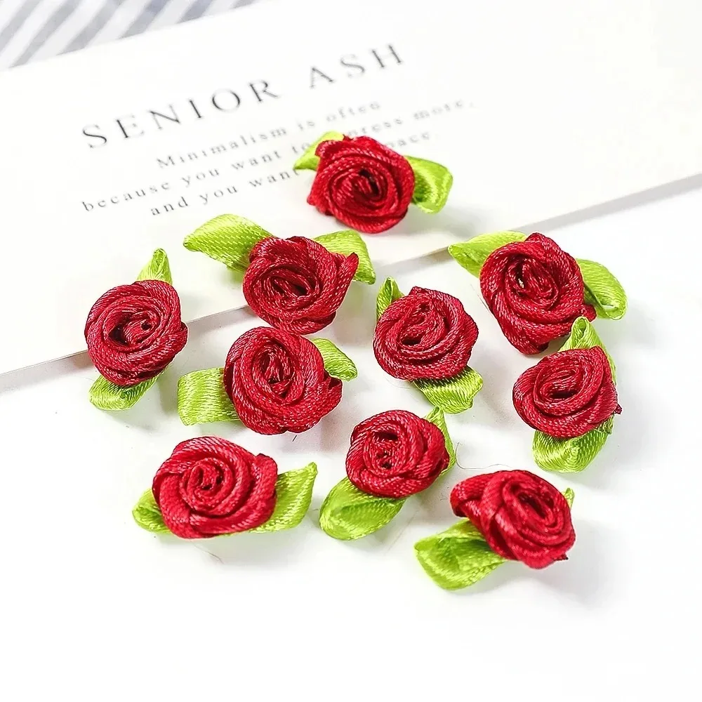 100/200 Stück künstliche Rosenblütenköpfe Valentinstag Blumenstrauß Foto Requisiten Baby Braut Geschenk Party Muttertag Haarnadel Dekoration – Detail 13