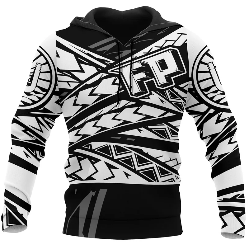 French Polynesia Hoodie French Polynesian Flag Tattoo Multicolor 3D Streetwear Pullover Sweatshirts Tahiti Hooded Unisex Hoody
