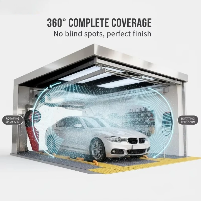 Commercial Car Wash Station Set Fully Automatic Touchless Car Wash Machine for Professional Vehicle Washing Service