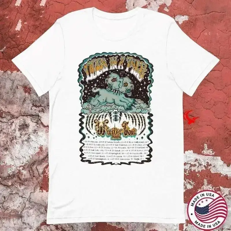 Dogs In A Pile Winter 2025 T Shirt Cotton For Men Women S 4Xl