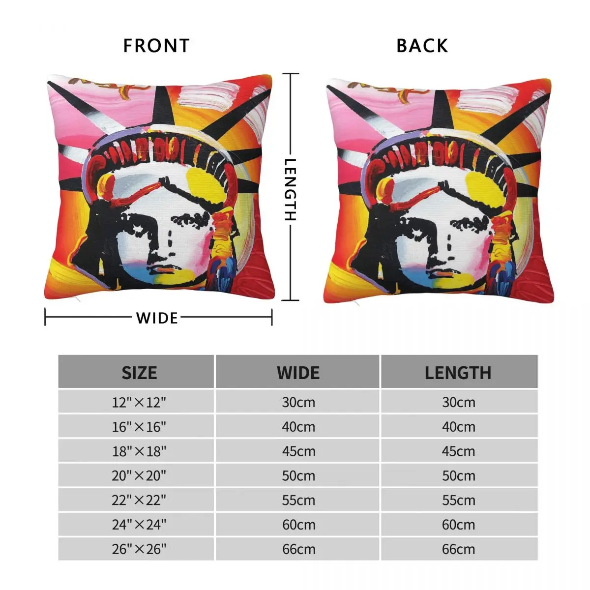 Peter Max OPSAIL 2000 Square Pillowcase Polyester Linen Velvet Creative Zip Decorative Pillow Case Home Cushion Cover
