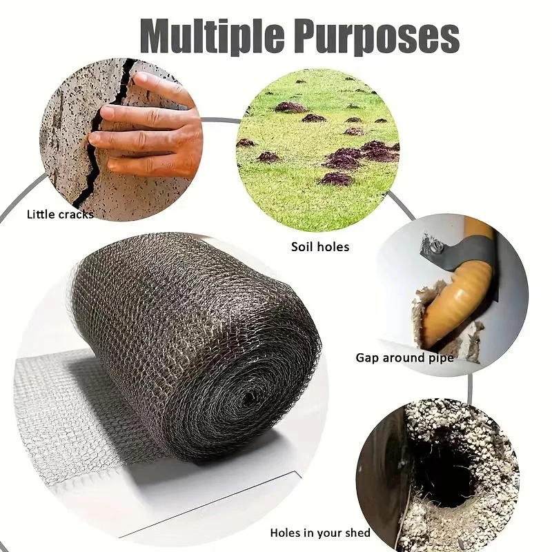 304 Stainless Steel Mesh Garden Animal Barrier Insect Screen Durable Brewing Distillation Vapor Liquid Filter Net Home Use