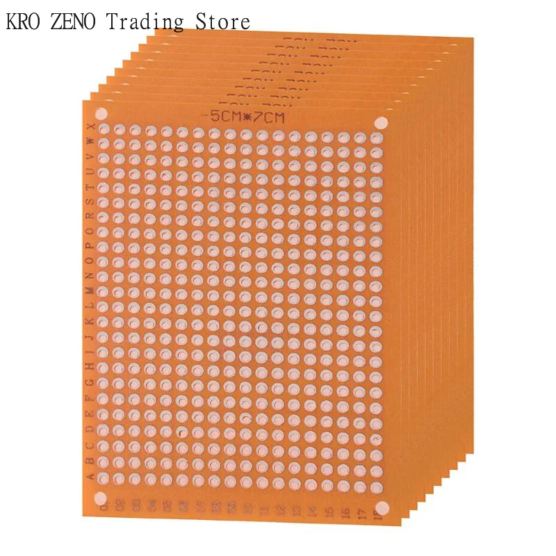 10PCS Insulated Material PCB Prototype Kit 432-Hole Perfboard Circuit Test Protoboard for DIY Electronic Gadgets