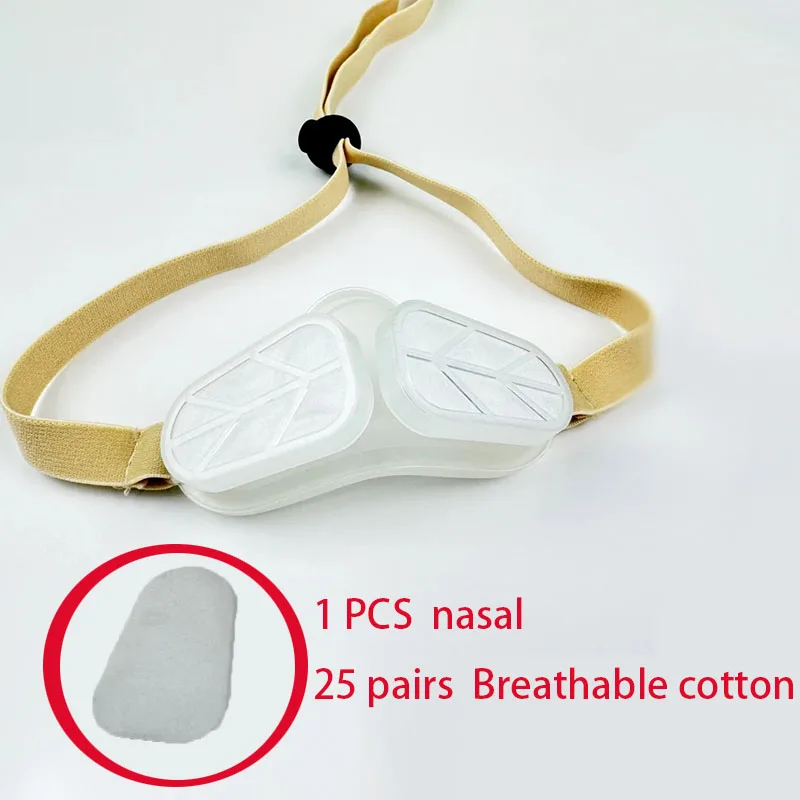 Gas mask, spray painting, dust prevention industrial grinding activated carbon smoke dust, labor protection, dual hole nose mask