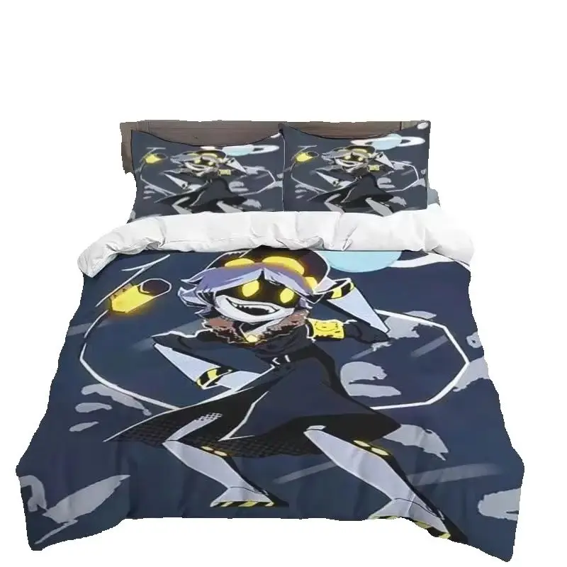 Murder-Drones Cartoon Printed Bedding Sets Exquisite Bed Supplies Set Duvet Cover Bed Comforter Set Bedding Luxury Birthday Gift