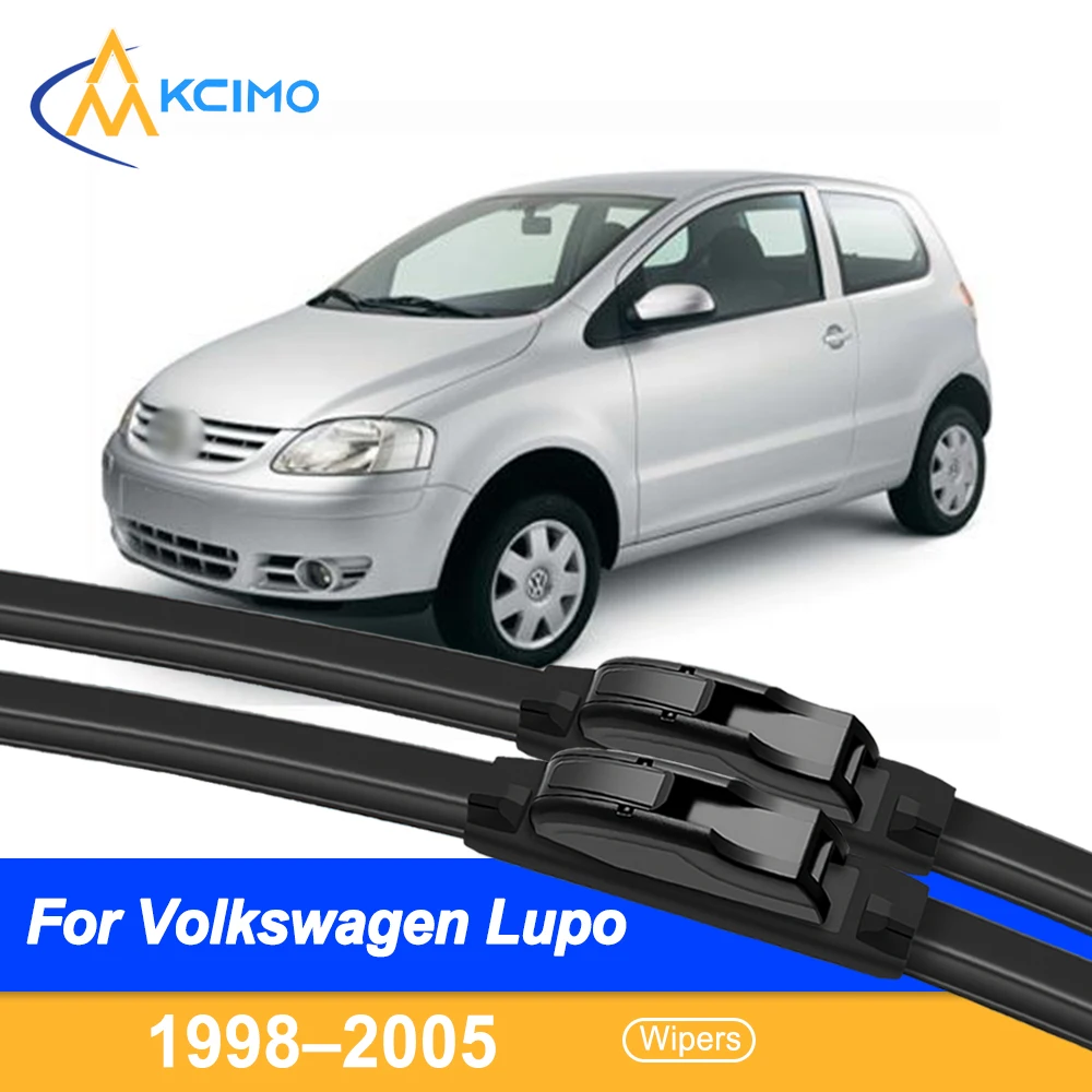 

For Volkswagen Lupo 1998–2005 front wiper blades - All Weather Silent Windshield Wiper Accessories 2 pcs
