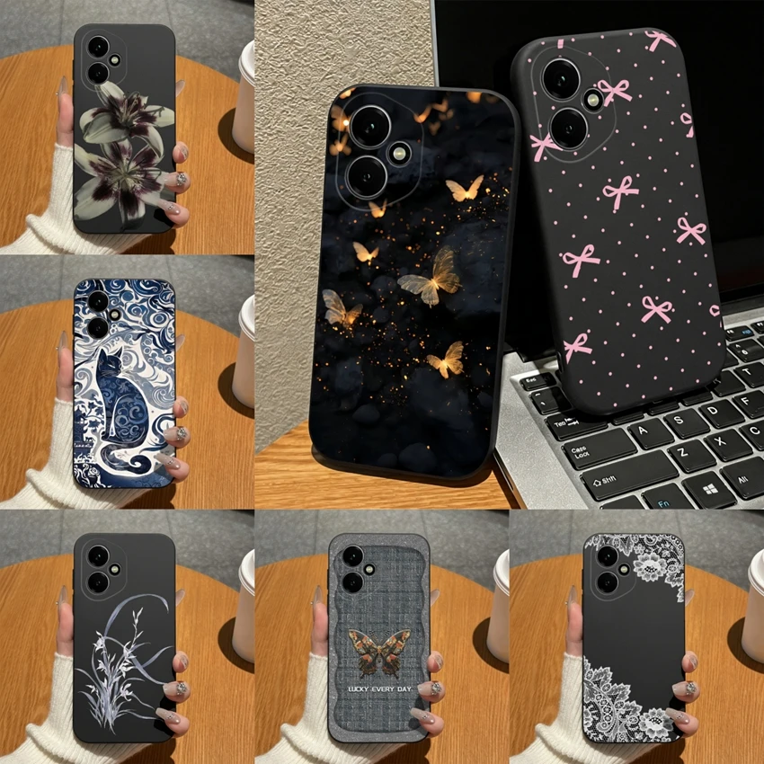 For Honor 400 Pro Lite 400 Smart Phone Case Lovely Design Pattern Lightweight Matte Silicone Protective Funda For Honor400 Cover