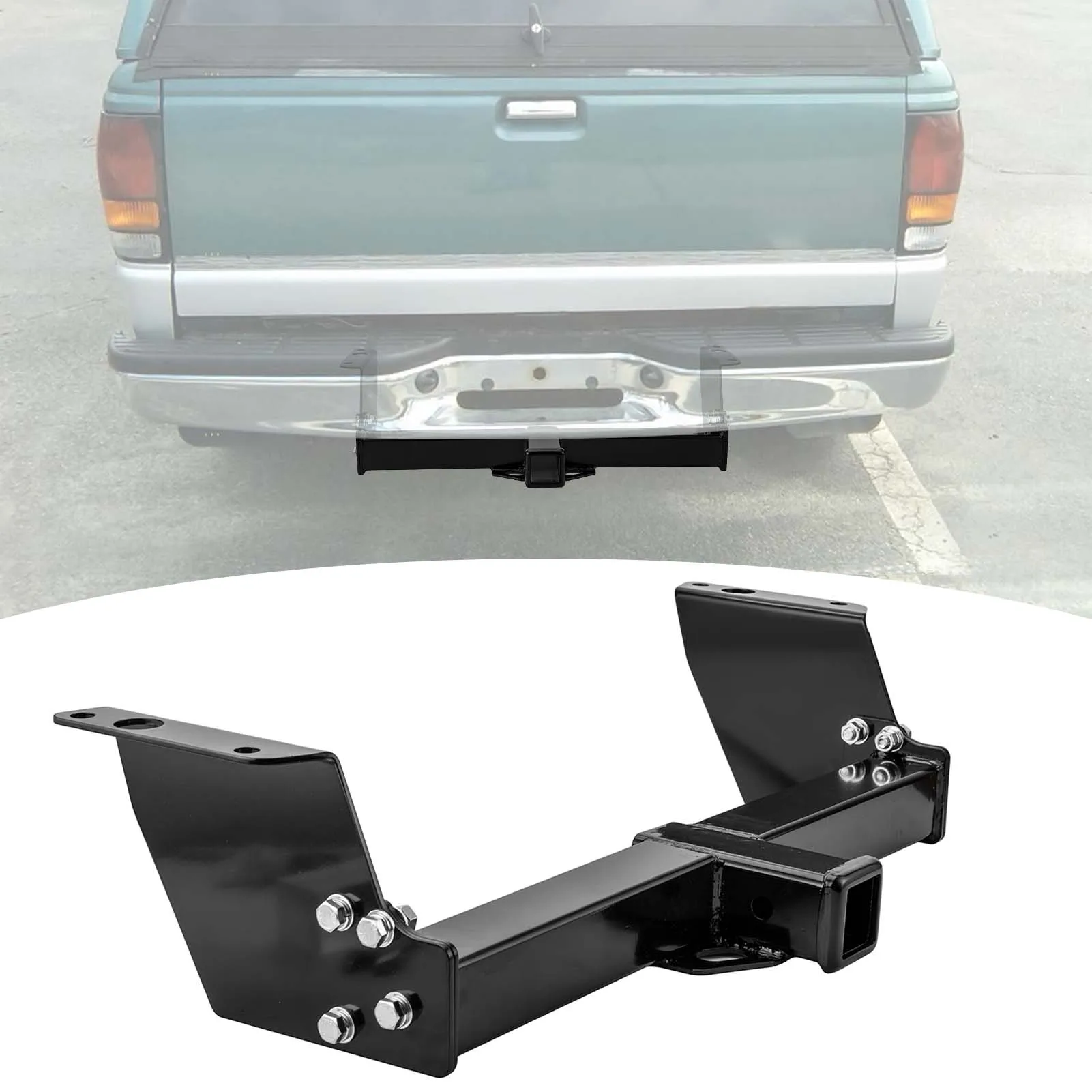 

For Ford Ranger Mazda B2300 B3000 B4000 1983-2011 Rear Class 3 Trailer Hitch 2" Receiver Car Accessories
