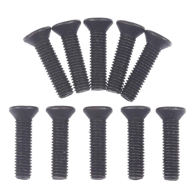 10Pcs/set Fixing Screw M5*20 M6*22 Left Hand Thread for 1/''UNF 3/8''UNF Drill Chuck Shank Adapter Screw