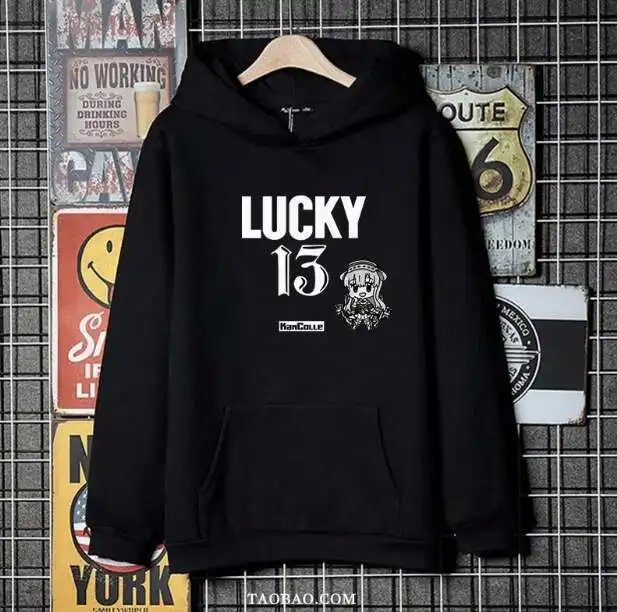

Anime Kancolle USS Fletcher Hooded Hoodie Cosplay Autumn Winter Men Women Coat Loose Jacket Tops anime