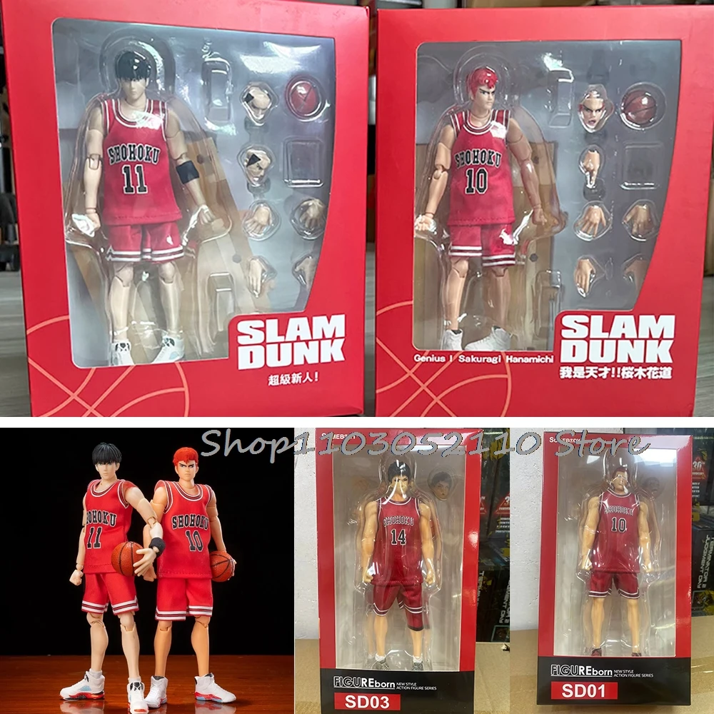 

Slamdunk Sakuragi Hanamichi Figure Somebody Toys Sd01 Sd03 Rukawa Kaede Action Figures Decoration Cartoon Toy Doll Birthday Gift