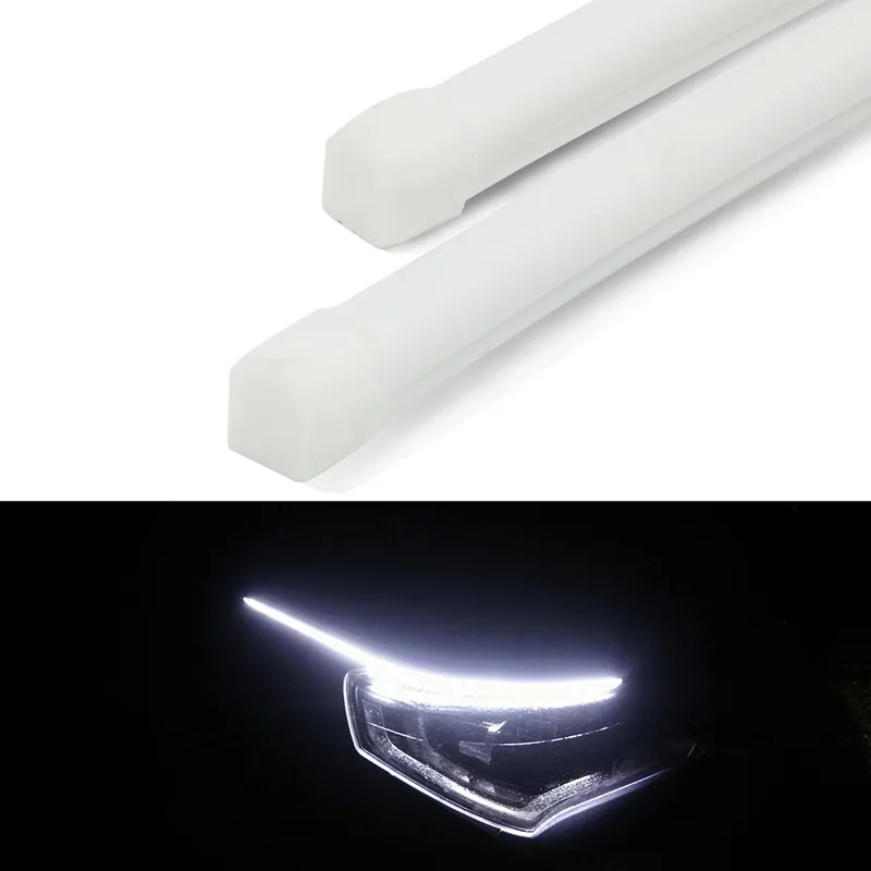 

For BMW X3 E83 G01 G08 X3M F97 X7 G07 X1 LED DRL Car Daytime Running Light Flexible Strip Auto Headlights Turn Signal Lights