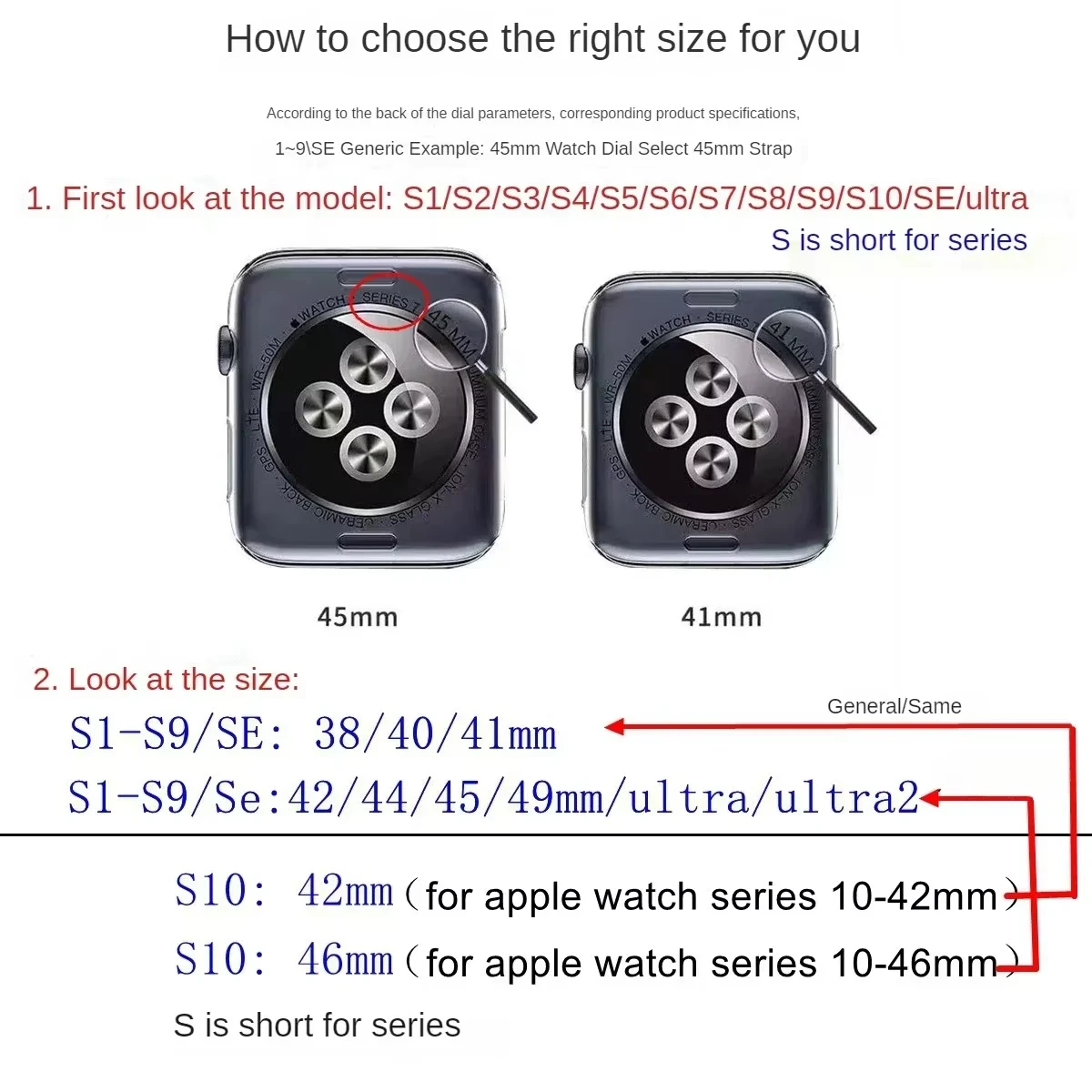 Leder + Silikonarmband für Apple Watch Band Ultra 49 mm 44 mm 45 mm 41 mm 46 mm 40 mm 42 mm Magnetarmband iWatch Serie 10 9 8 7 6 – Detail 1