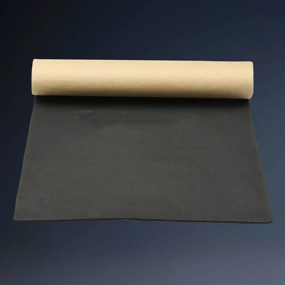 2Pcs Car Soundproof Insulation Mat High-Density Noise Absorbing Foam Deadener for Auto Door Floor Trunk Wall 30x50cm Sound