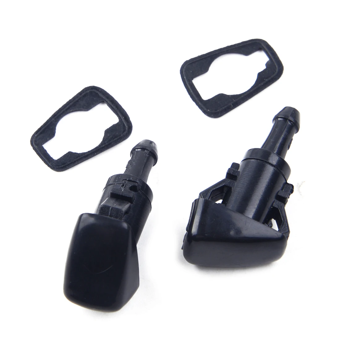 DWCX 2pcs Car Styling Front Windshield Wiper Washer Water Spray Jet Nozzle For Hyundai ix35 Tucson Equus Accent Sonata Kia