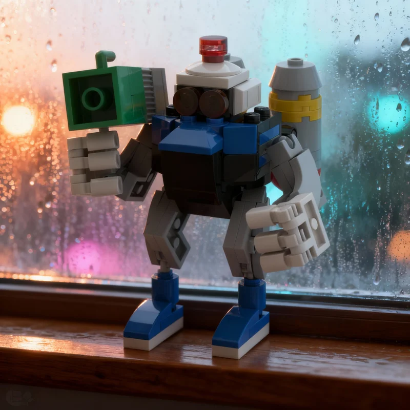 110pcs MOC Heavy Gunner Sonices Mania Hedgehog Model Building Blocks Construction Christmas Gift Toy Display Collection Craft