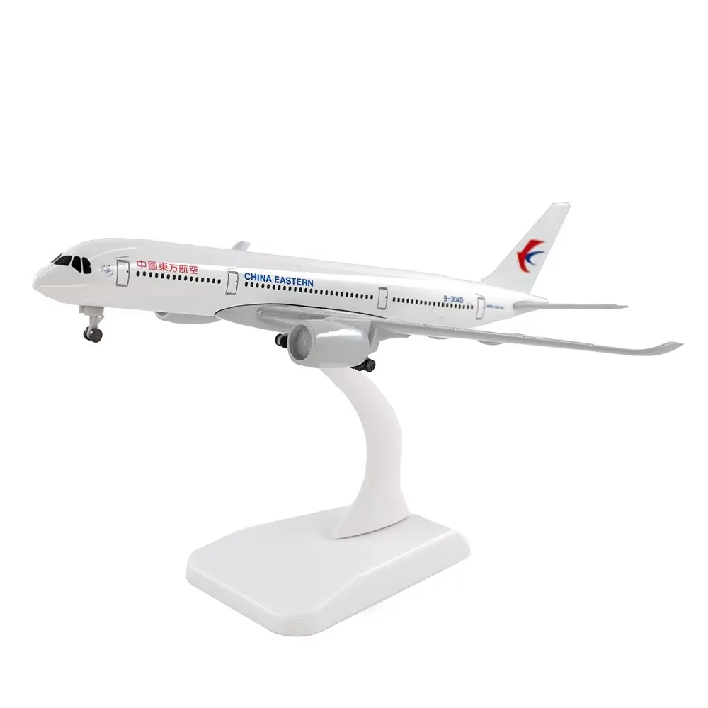 

20cm Eastern Airlines Airbus A350 Airplane Model Toys 350 Alloy Airplane Model With Landing Gear Airplane Hobby Collection