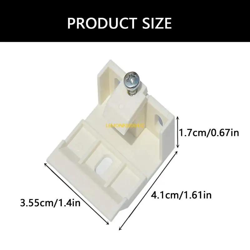 E7CD 6 Pacote pacote prático clipe cego para montagem segura da sombra 3/4 polegadas