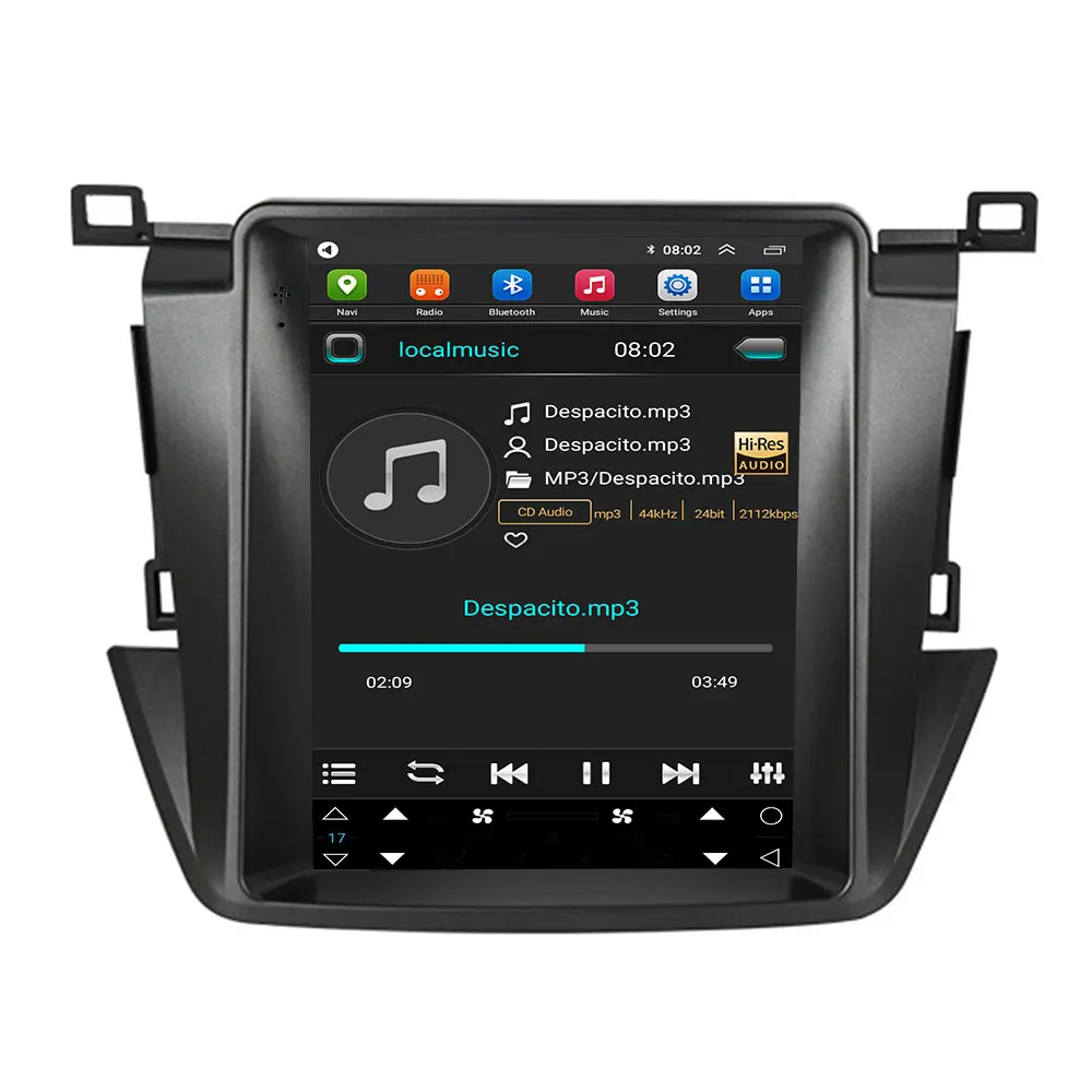 

For 128G ROM Touch Car Screen Android Radio Gps DVD Player Toyota RAV4 2014 2015 2016 2017 2018 Car Accessories Camera