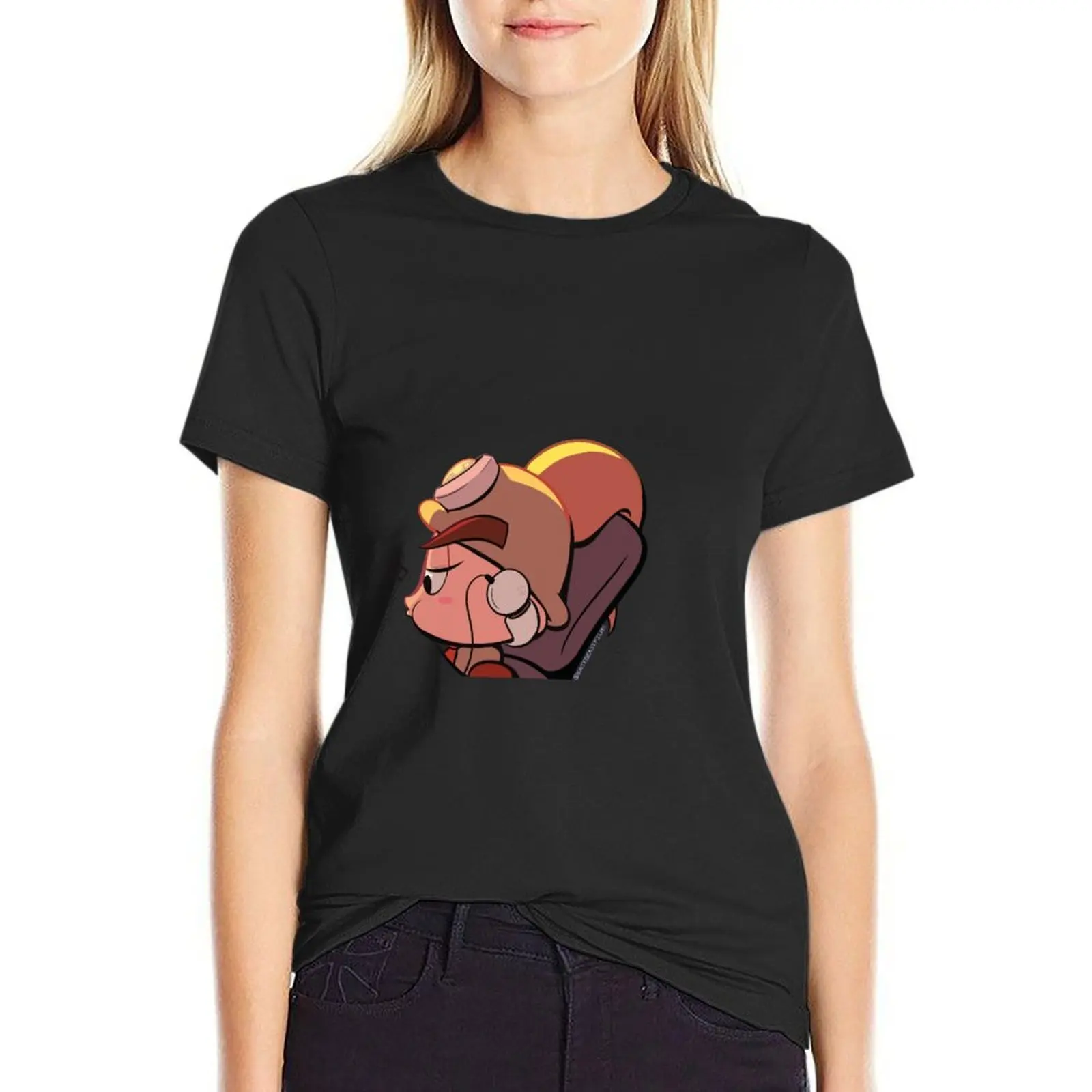 

Goombella Studying Lofi Sticker T-Shirt new edition customs graphics aesthetic clothes Women clothes