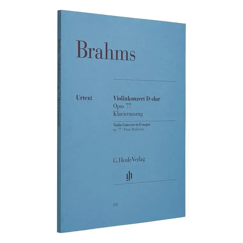 

HN818 Brahms Скрипка Concerto Op 77 PR Correll Roesner Linda Struck Michael G Henle Verlag 9790201808185 Книга
