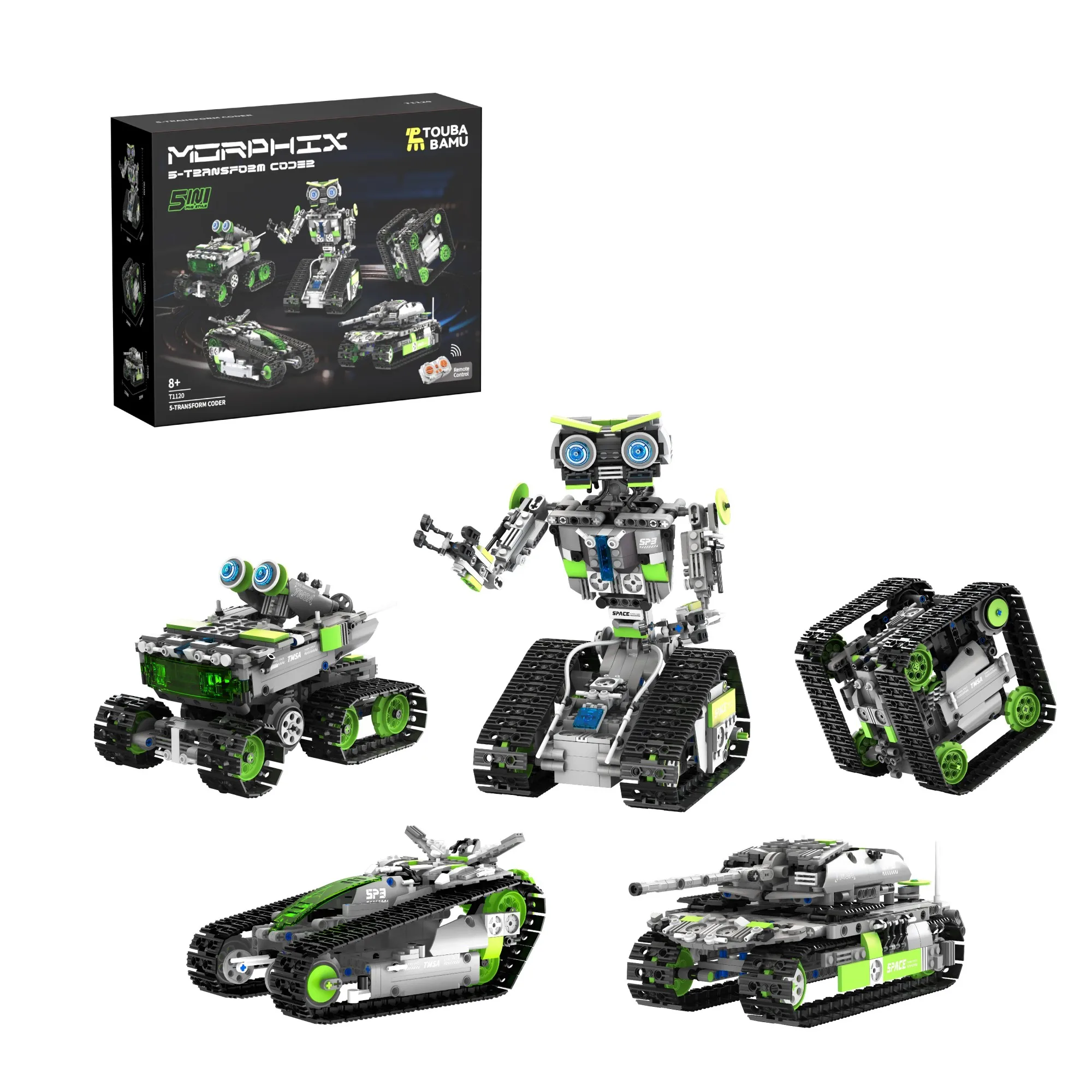 

Набор строительных блоков 5-в-1 «Робот» с дистанционным управлением, 757 деталей, имитационная модель робота, игрушка-конструктор для детей, подарок на день рождения