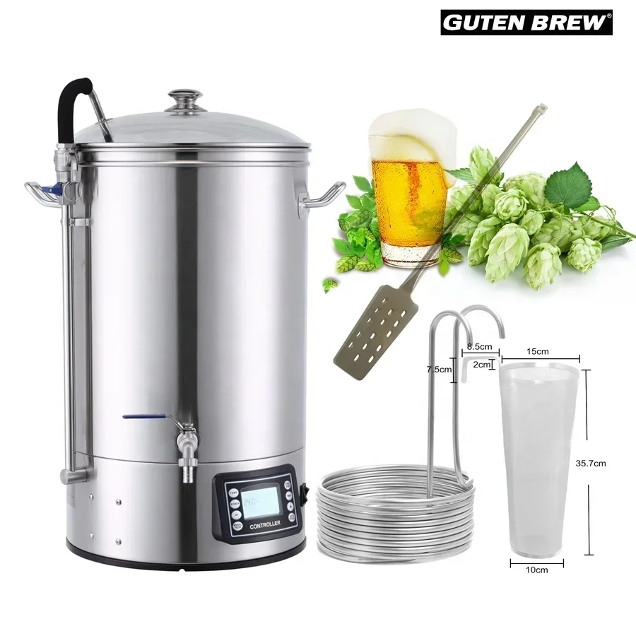 Sistema de fermentación/BM-S400M-1Guten, equipo de elaboración de cerveza para el hogar/todo en, microcervecería