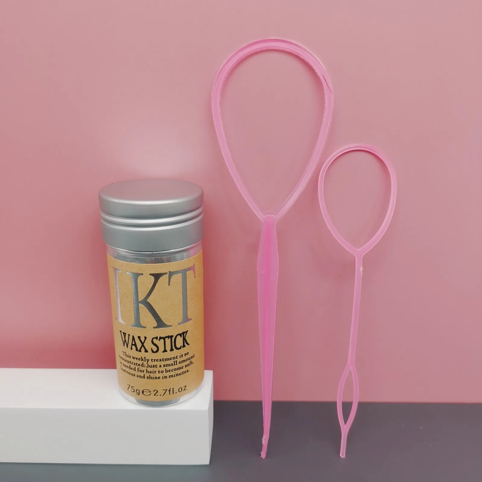 Vrouwen Haar Wax Stick Set met Slick Back Borstels Gel Pommade voor Kinderen Kleine Meisjes Peuter Flyaway Haar Pruik Styling Accessoires